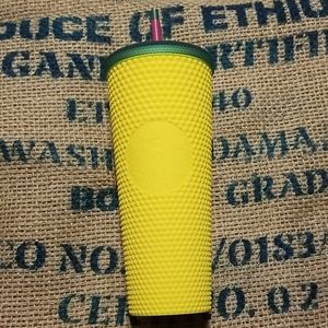 Hawaii collection pineapple yellow studded cup